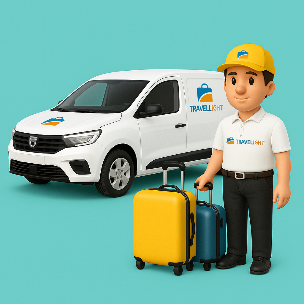 Serviciu de preluare și livrare bagaje în aceeași zi